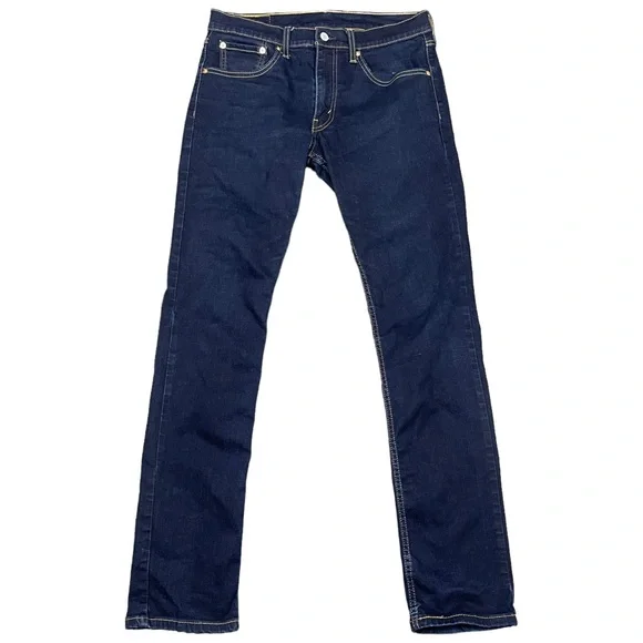 Levi's Jeans Levis 6554 Skinny Slim Blue Jeans Mens 32x34 Dark